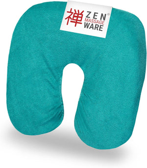 Kopfstützenbezug für Massageliege, Frottee, Farbe: Teal