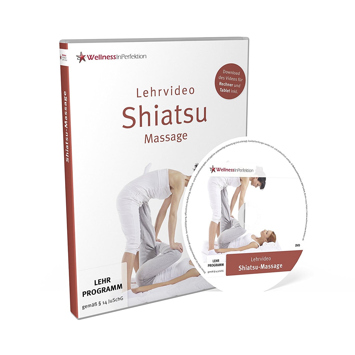 DVD Shiatsu-Massage (Lehrvideo) | Für Anfänger und Profis Massageliegenhaus-Massunda