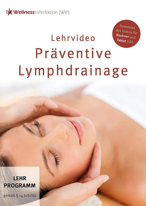 DVD Präventive Lymphdrainage (Lehrvideo) | Für Anfänger und Profis Massageliegenhaus-Massunda