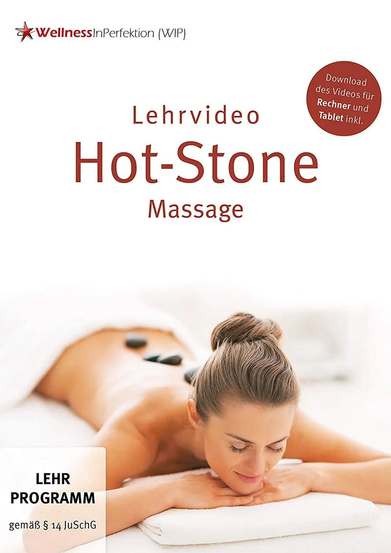 DVD Hot-Stone-Massage (Lehrvideo) | Für Anfänger und Profis Massageliegenhaus-Massunda