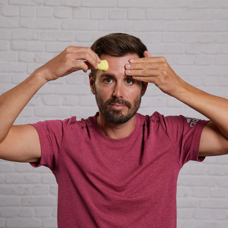 BellaBambi, Buch: Schmerzfrei durch Cupping, Auszug aus Buch Anwendung Stirn