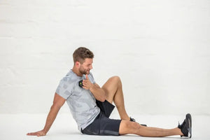 Blackroll Box Faszienrollen Set, Anwendung Brust