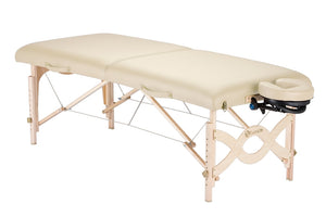 Earthlite Avalon XD, mobile Massageliege, Vanille, Vollansicht