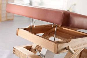 Falkner Sir Henry Massageliege aus Holz, Oberfläche Natur, Kopfteil