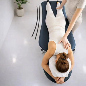 Massageliege elektrisch, Coinfycare Berlin, Modell, Farbe: Marineblau