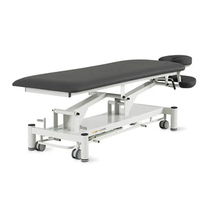 Massageliege elektrisch, Coinfycare Berlin, Rückansicht, Farbe: Dunkelgrau