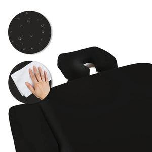 Mobile Massageliege Massunda all inklusive, Pflege, Farbe: Schwarz