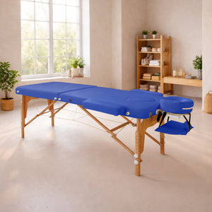 Mobile Massageliege Zen Basic 3 Flat, Ambiente, Farbe: Königsblau