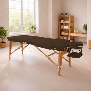 Mobile Massageliege Zen Basic 3 Flat, Ambiente, Farbe: Schokolade
