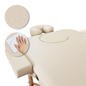 Mobile Massageliege Zen Basic 3 Flat, Pflege, Farbe: Creme