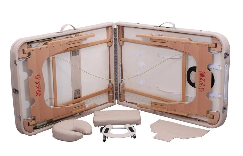 Mobile Massageliege Zen Physio Top, Ansicht: Klappmechanismus