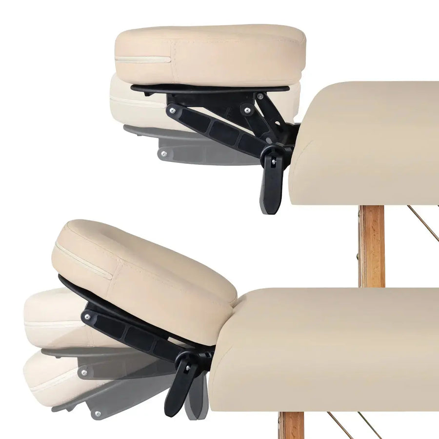 Mobile Massageliege Zen Startup, Kopfstütze, Farbe: Creme