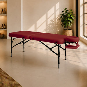 Massageliege Zen Stronglight II, Ambiente, burgund