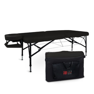 Massageliege Zen Stronglight II, Tragetasche, schwarz