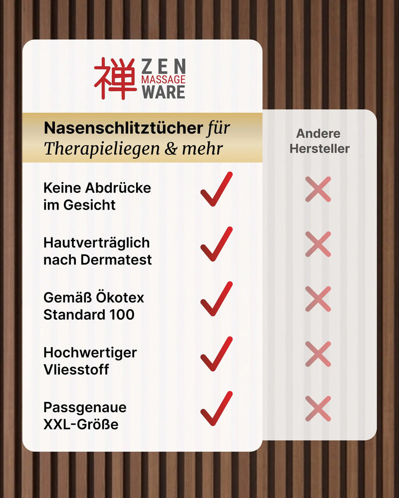 nasenschlitztuecher-einwegauflagen-mit-x-ausschnitt-fuer-die-therapieliege ZEN MASSAGE WARE