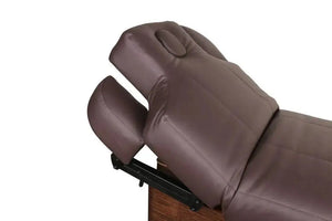 Sonia elektrische Spa und Wellnessliege Eris, braun, Kopfstuetze Detail