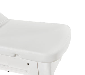 Spa-Wellnessliege Athena, Farbe weiß, Detail Polsterung