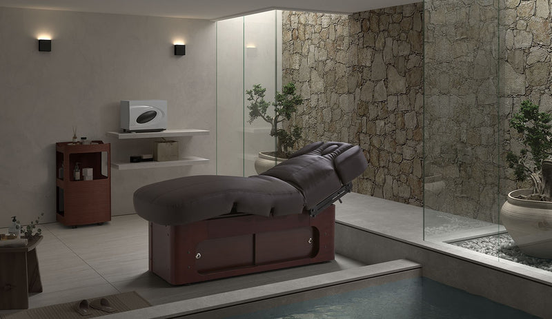 Sonia elektrische Spa und Wellnessliege Eris, braun, Ambiente