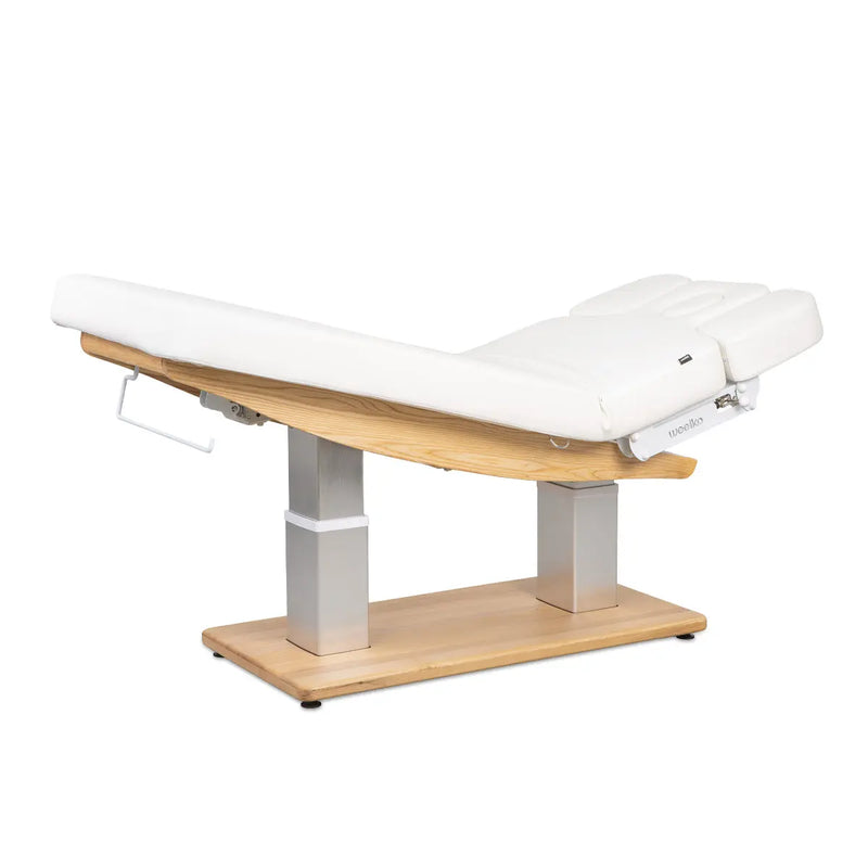 Spa Wellnessmassageliege Harmonia, Fussteil, positiv, weiß