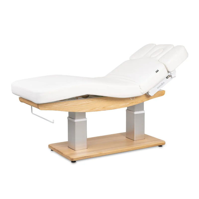 Spa Wellnessmassageliege Harmonia, Komplettansicht, weiß