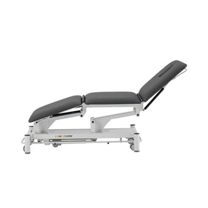 Therapieliege elektrisch, Coinfycare Sofia, Farbe: dunkelgrau, Beinteil