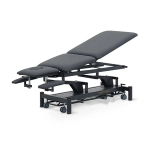 Therapieliege elektrisch, Coinfycare Split, Seitenansicht, Farbe: Schwarz