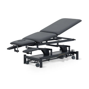 Therapieliege elektrisch, Coinfycare Split, Seitenansicht, Farbe: Schwarz