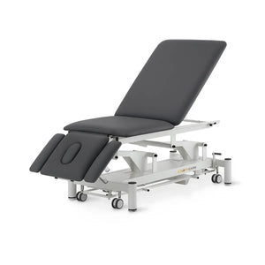 Therapieliege elektrisch, Coinfycare Split, Sitzfunktion, Farbe: Dunkelgrau