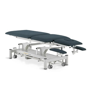 Therapieliege elektrisch, Coinfycare Split, Vollansicht, Farbe: Marineblau