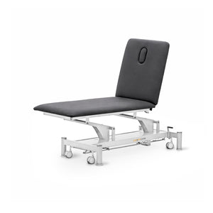 Therapieliege hydraulisch, Coinfycare Dublin, Vollansicht, Farbe: dunkelgrau