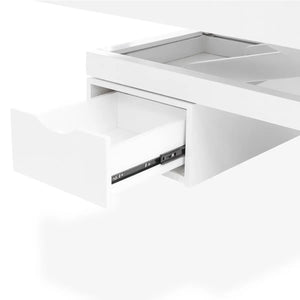 Wellness und Spaliege Hera, Schublade, Farbe: Weiss