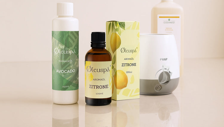 Massageöle und Zubehör