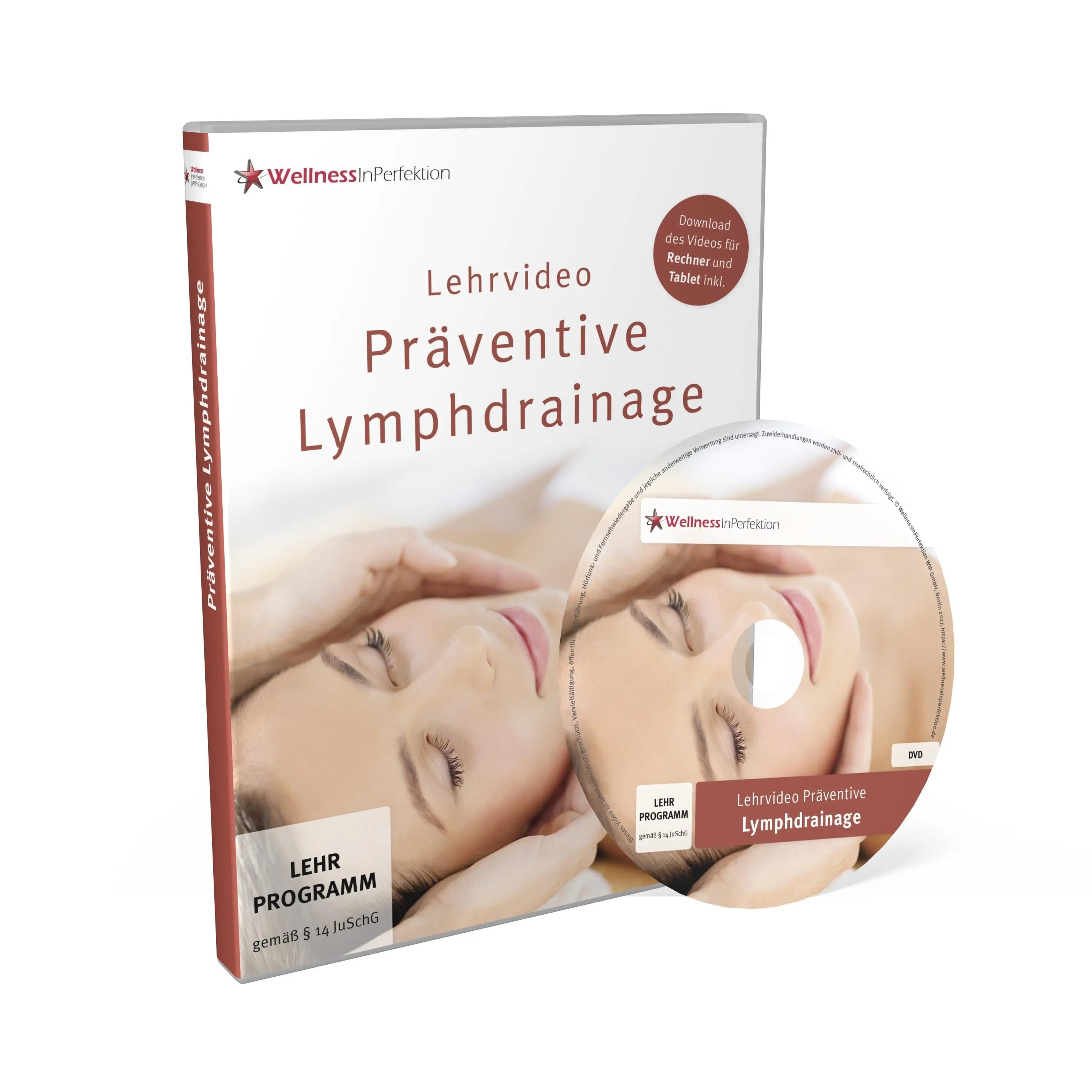 DVD Präventive Lymphdrainage (Lehrvideo) | Für Anfänger und Profis Massageliegenhaus-Massunda