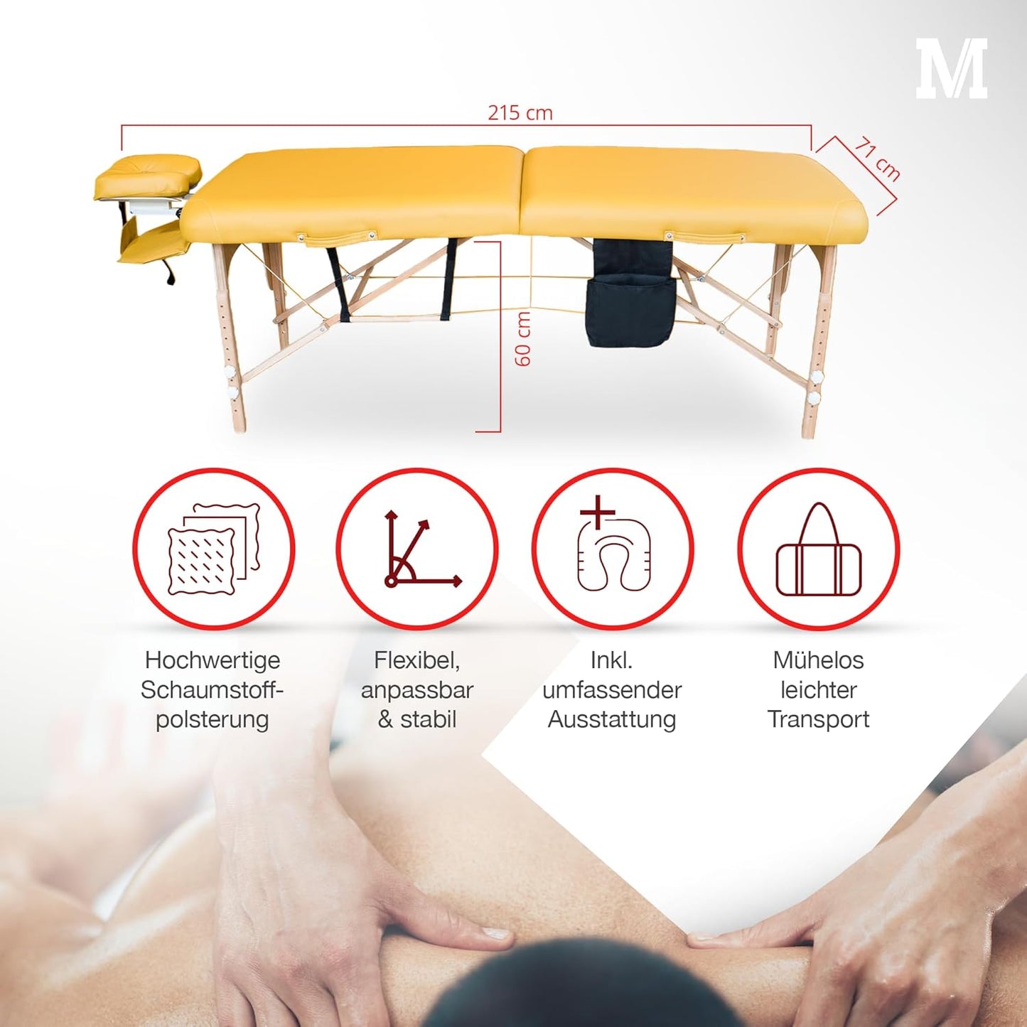Massage table Massunda Comfort Deluxe