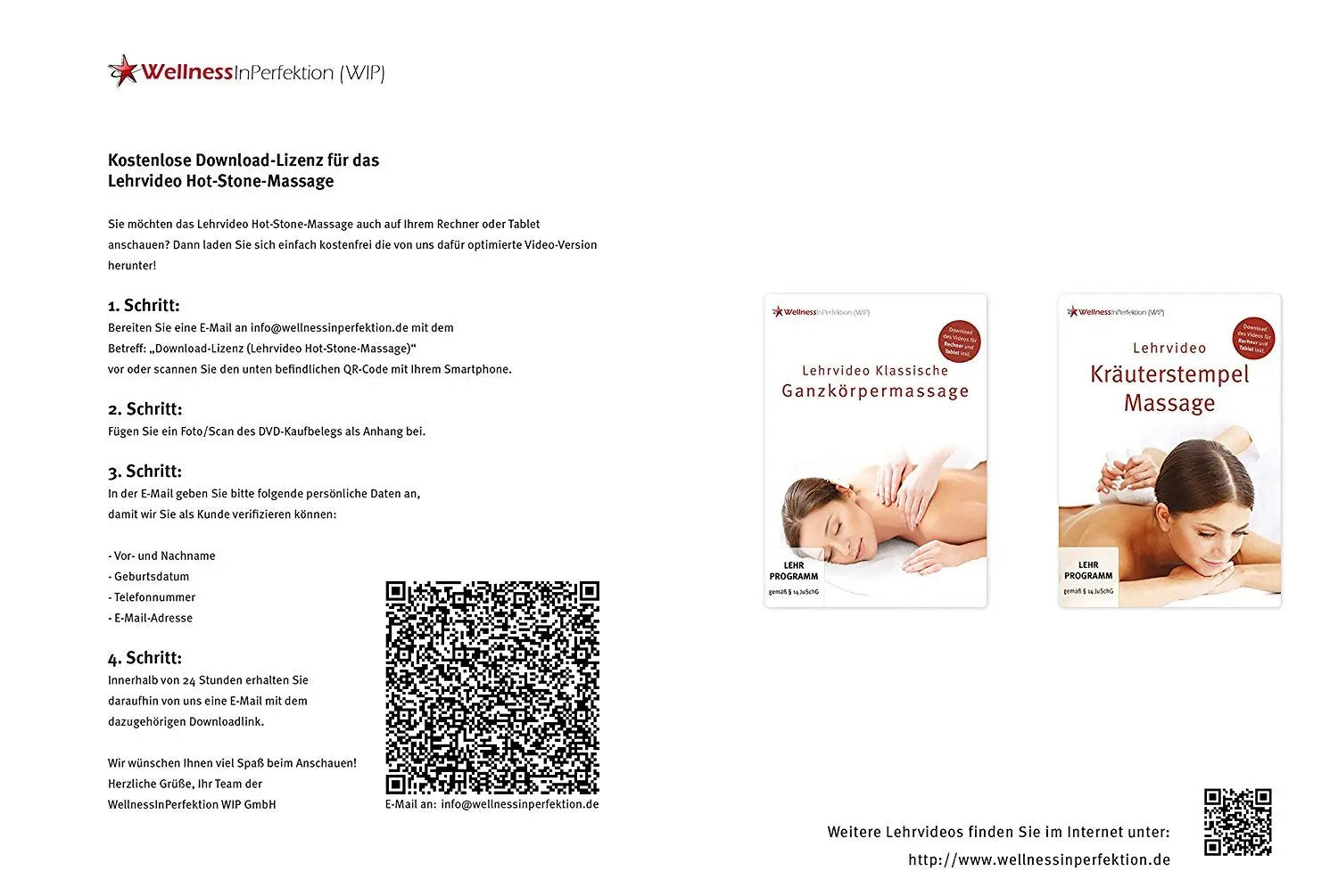 DVD Hot-Stone-Massage (Lehrvideo) | Für Anfänger und Profis Massageliegenhaus-Massunda