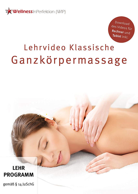 DVD Massage classique du corps entier (vidéo pédagogique) | Pour débutants et professionnels