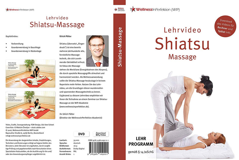 DVD de massage shiatsu (vidéo pédagogique) | Pour débutants et professionnels