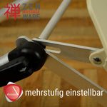 Zen headrest made of aluminum