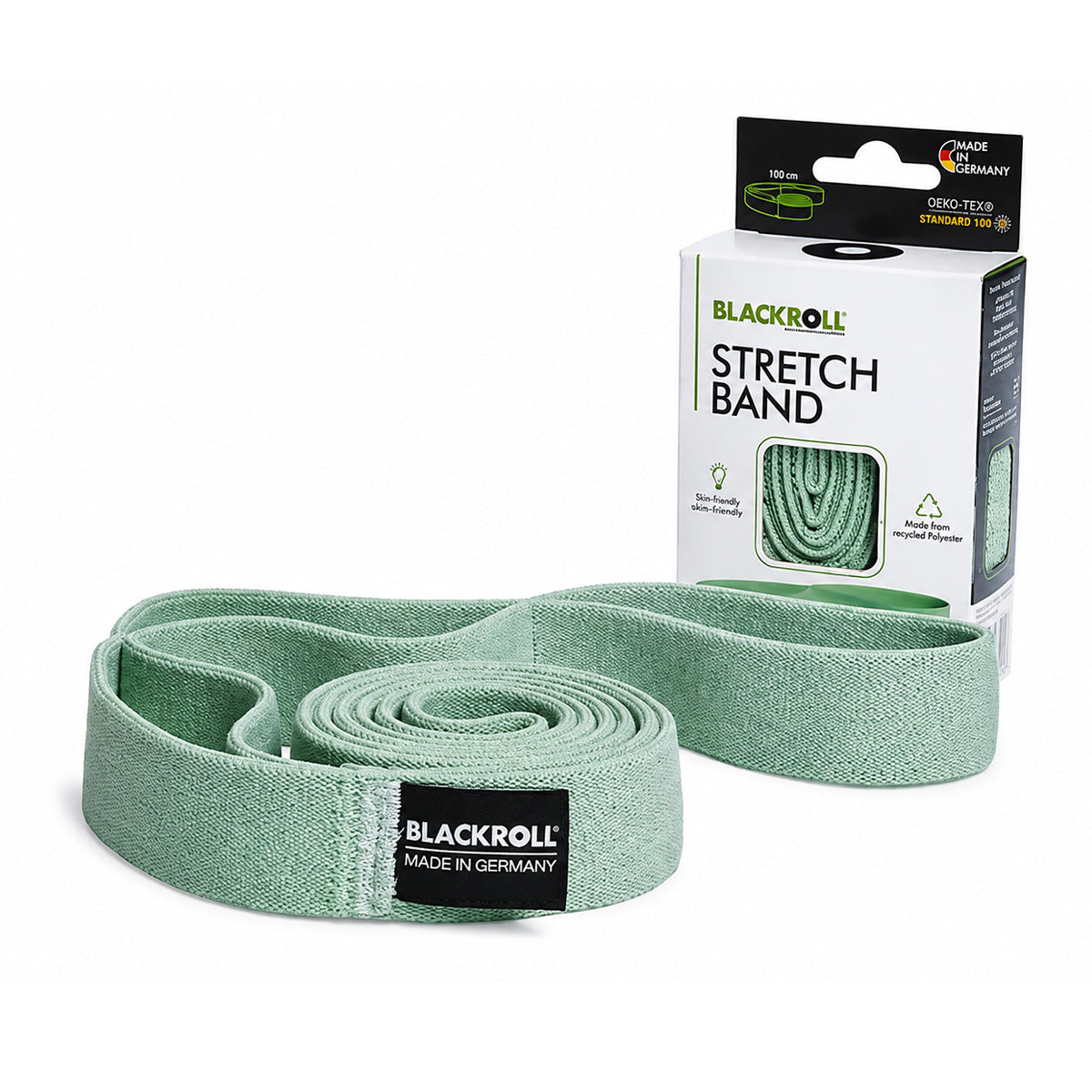 Blackroll Stretch Band, grün, Verpackung
