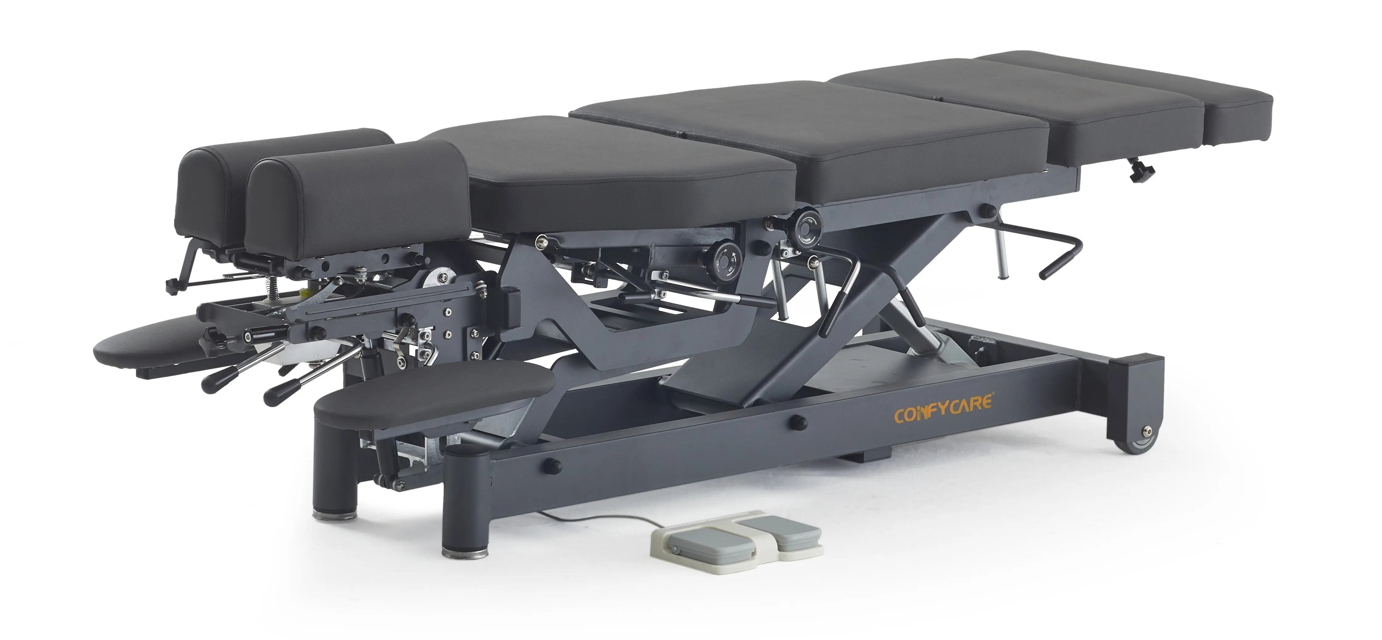 Coinfycare elektrische Chiropraktikerliege, 6 Segmente, Vollansicht
