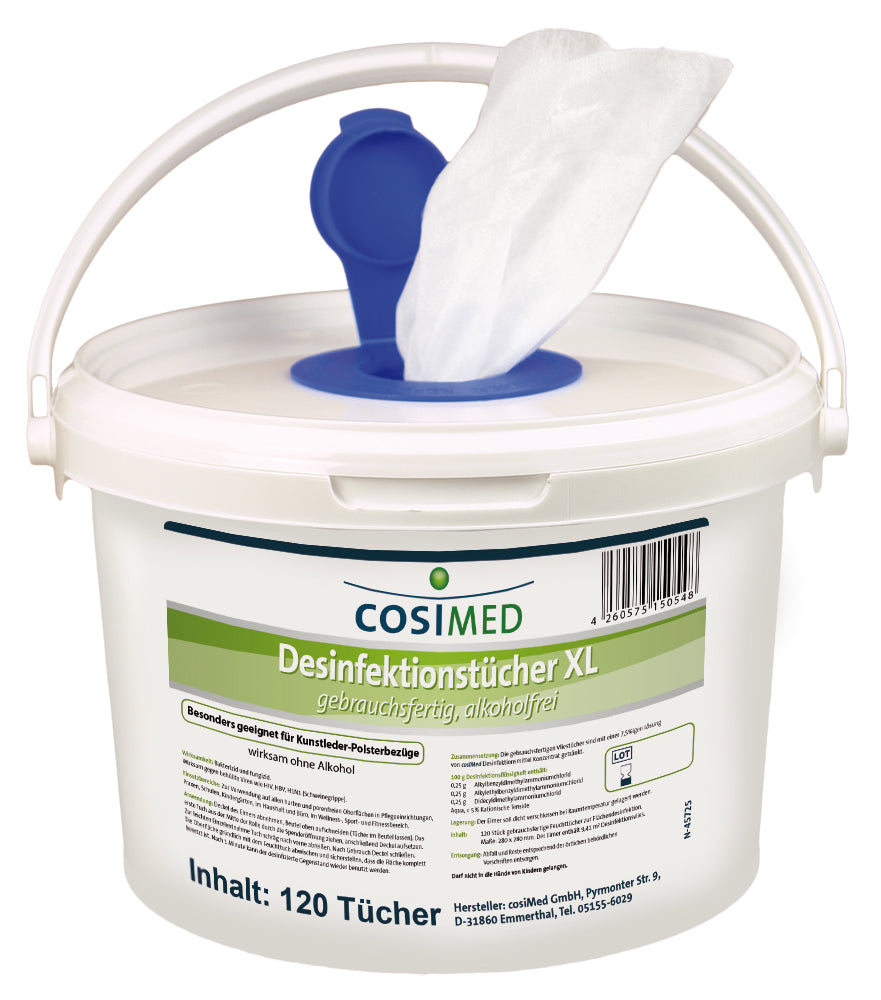 lingettes désinfectantes cosiMed | 120 pièces