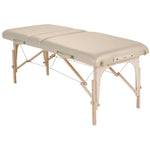 Earthlite Avalon mobile Massageliege, Farbe Creme, Seitenansicht