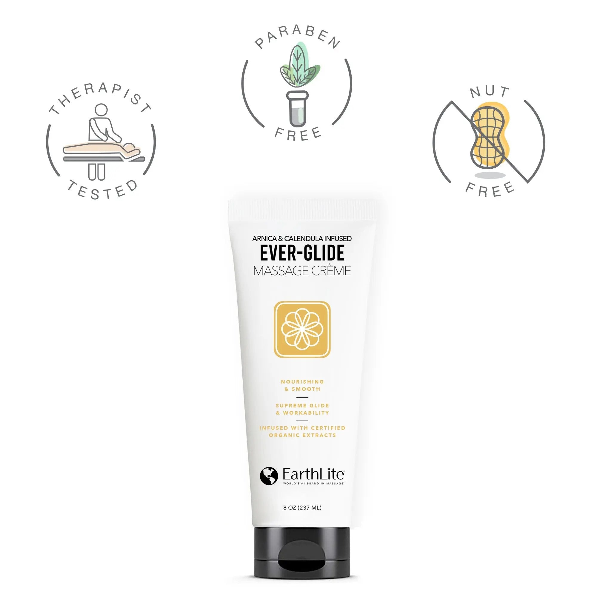 Earthlite Ever-Glide Massage Creme | 237 ml Earthlite