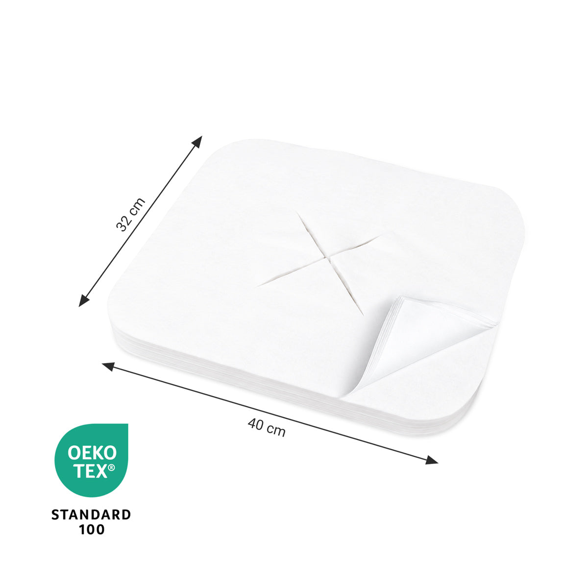 Disposable Headrest Covers with X-Cutting