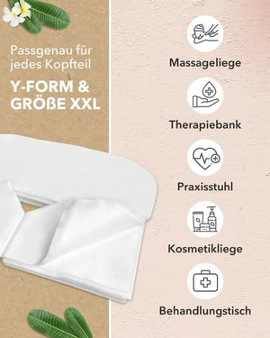 Einwegauflagen/ Nasenschlitztücher für die Massageliege ZEN MASSAGE WARE
