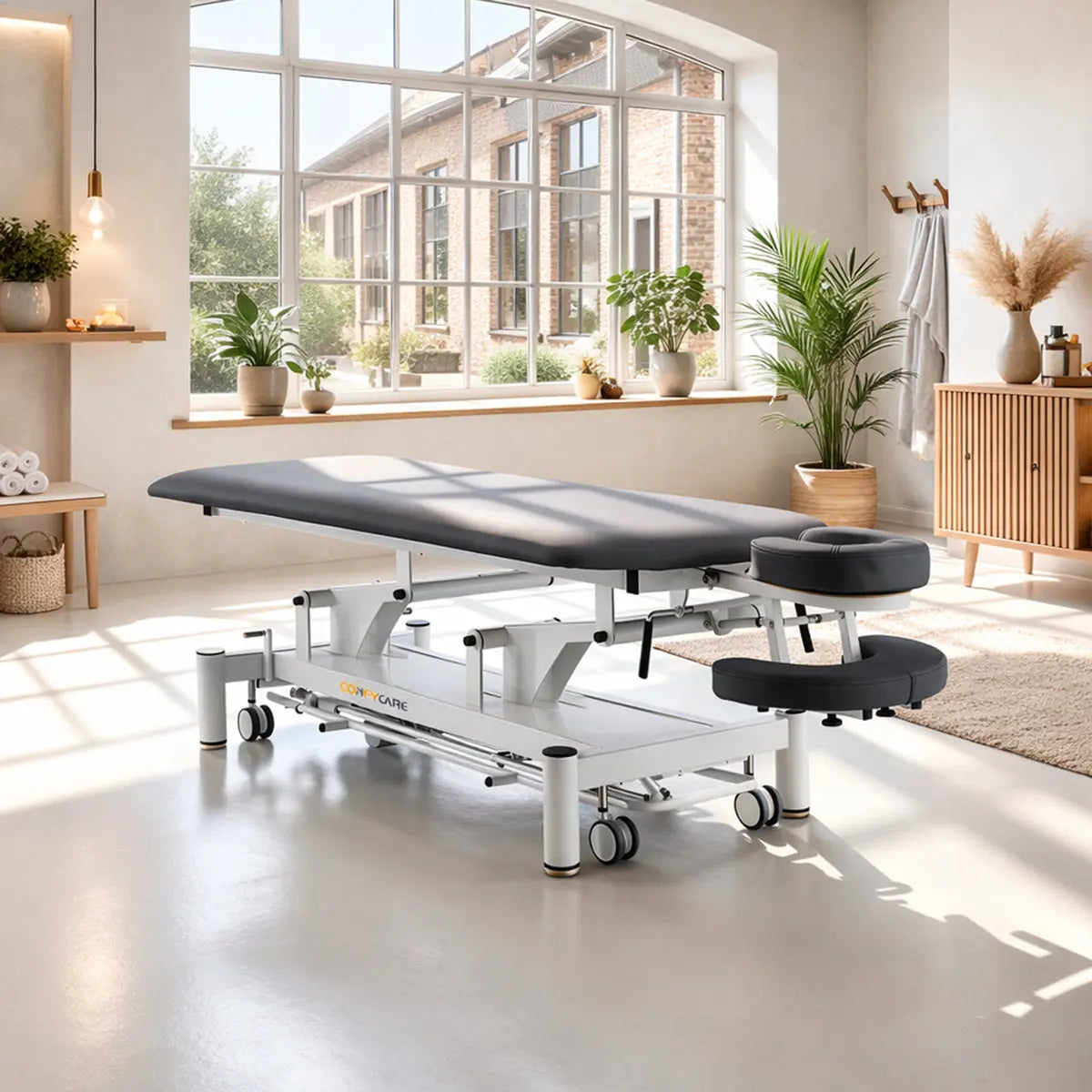 Massageliege elektrisch, Coinfycare Berlin, Ambiente, Farbe: Dunkelgrau