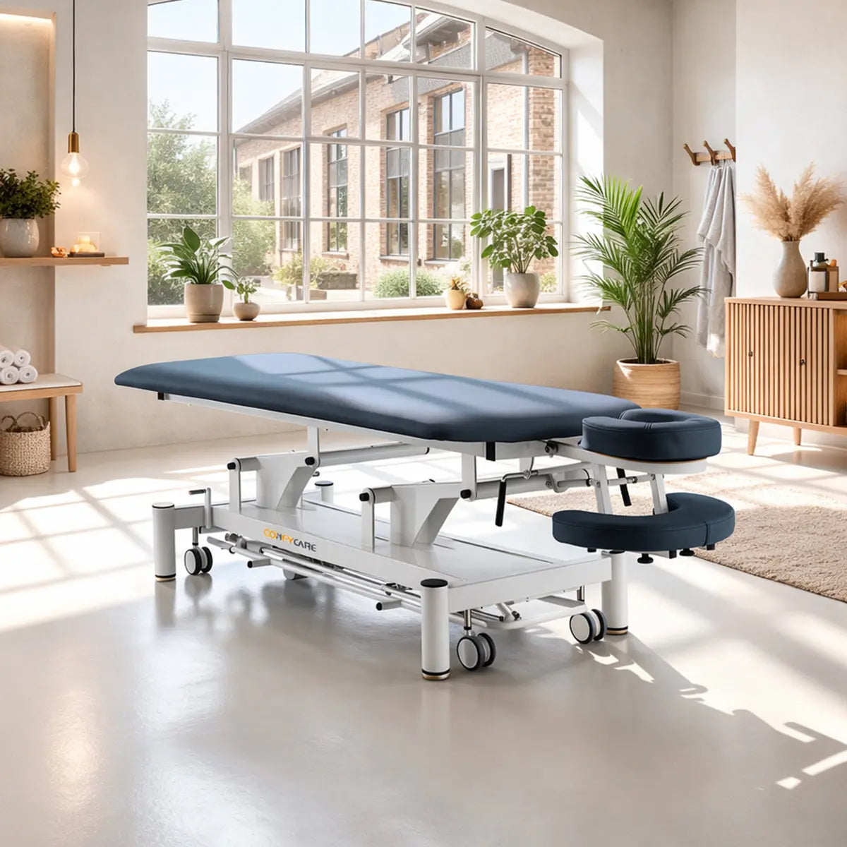 Massageliege elektrisch, Coinfycare Berlin, Ambiente, Farbe: Marineblau