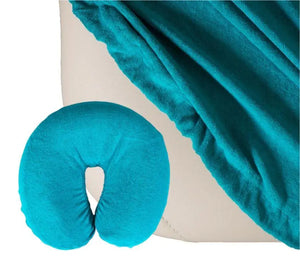 Massageliegenbezug- Set, Frottee, Farbe: Smaragdgrün