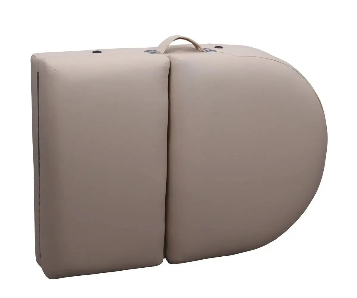 Massunda Rondavista 2 Deluxe, mobile Massageliege, Farbe Creme, Kofferansicht