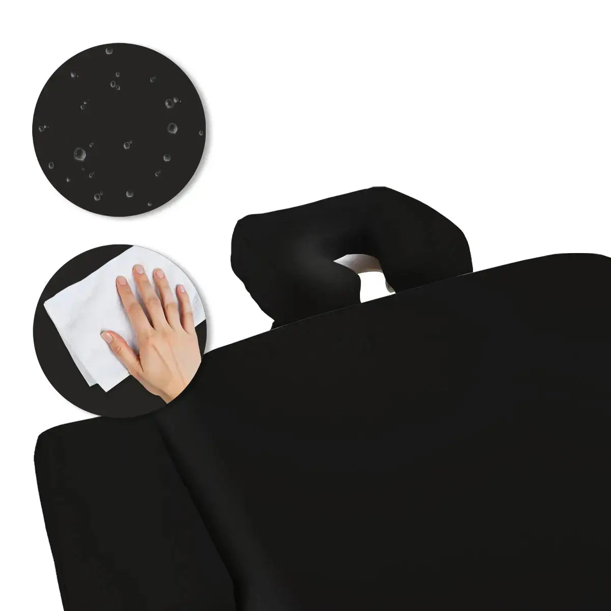 Mobile Massageliege Massunda all inklusive, Pflege, Farbe: Schwarz